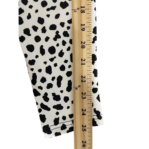 Balance Athletica Women Size Small Snow Leopard Print Leggings High Waist - Picture 3 of 10